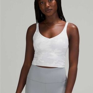 Lululemon Athletica Light Gray Camouflage Sports Bra